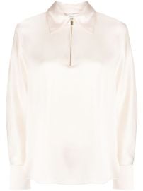 Vince Silk long-sleeve Blouse - Farfetch at Farfetch