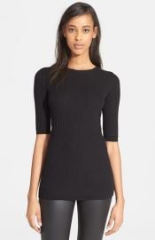 Vince Skinny Rib Crewneck Sweater at Nordstrom