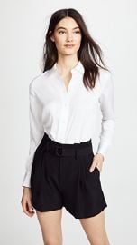 Vince Slim Fitted Blouse at Shopbop