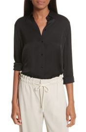 Vince Slim Silk Blouse at Nordstrom