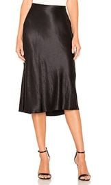 Vince Slip Skirt In Black at Revolve