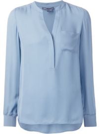 Vince Split Neck Tunic Top - Torregrossa at Farfetch