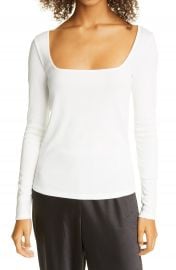 Vince Square Neck Long Sleeve Top   Nordstrom at Nordstrom