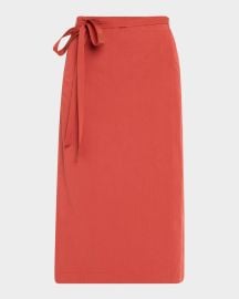 Vince Straight Wrap Skirt at Neiman Marcus