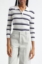 Vince Stripe Cashmere & Silk Top at Nordstrom