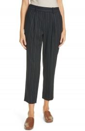 Vince Stripe Flannel Ankle Pants   Nordstrom at Nordstrom