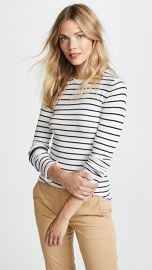 Vince Stripe Ribbed Crew Sweater at Shopbop