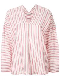 Vince Striped Blouse  - Farfetch at Farfetch