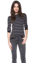 Vince Striped Crew Neck Sweater at Shopbop