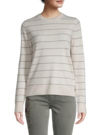 Vince Striped Wool amp Cashmere Sweater on SALE at Saks Off 5th