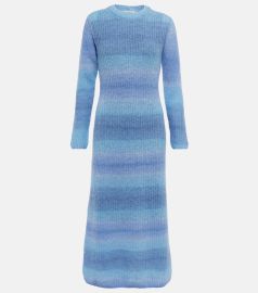 Vince Striped wool blend maxi dress at Mytheresa