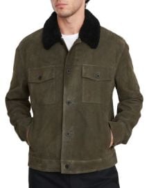 Vince Suede Trucker Jacket Bloomingdales at Bloomingdales