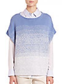 Vince Textured Sleeveless Cocoon Sweater at Saks Fifth Avenue