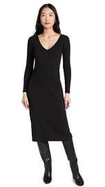 Vince V Neck Ribbed Dress at Shopbop