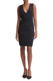 Vince V-Neck Sleeveless Sweater Dress at Nordstrom