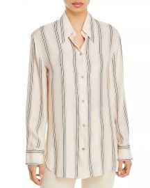 Vince Variegated Striped Shirt    Bloomingdales at Bloomingdales