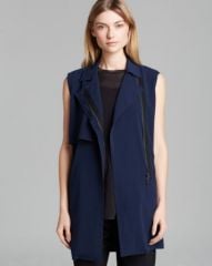 Vince Vest - Laser Cut Trench at Bloomingdales