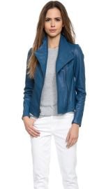 Vince Vintage Leather Scuba Jacket at Shopbop