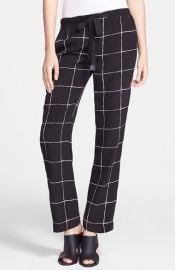 Vince Windowpane Pants at Nordstrom