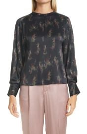 Vince Wisteria Popover Silk Blouse at Nordstrom Rack