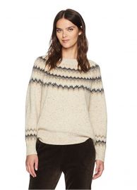 Vince Women\'s Fair Isle Raglan at Amazon