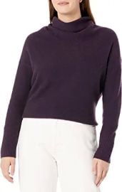 Vince Women39s Boiled Cashmere Cowl Neck Pullover at  Womens Clothing store at Amazon