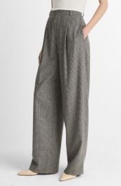Vince Wool Blend Houndstooth High Rise Trousers at Nordstrom