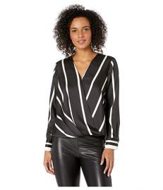 Vince camuto stripe blouse at Zappos