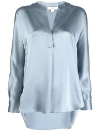 Vince long-sleeve Silk Blouse - at Farfetch