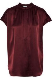 Vince silk satin blouse at The Outnet