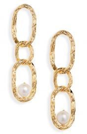 Vine Cultured Pearl Drop Earrings by Lizzie Fortunato at Nordstrom