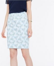 Vine Floral Pencil Skirt at Ann Taylor