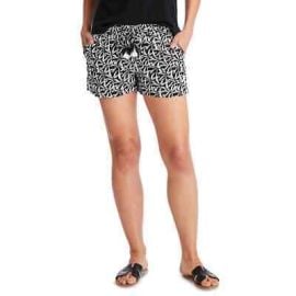 Vineyard Vines Womens Allover Palm Linen Pull-On Shorts XXS Elastic Waist Tassel eBay at eBay