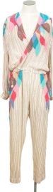 Vintage 70s80s Beaded And Sequin Jumpsuit Shop THRILLING at Shop Thrilling