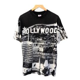 Vintage 90s Hollywood T Shirt Full Print  Universal Studios -  at Etsy