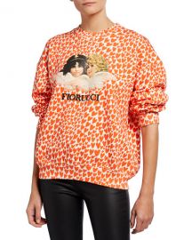 Vintage Angels Heart Sweatshirt by Fiorucci at Neiman Marcus