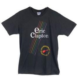 Vintage Eric Clapton Concert T-Shirt at Black Shag Vintage