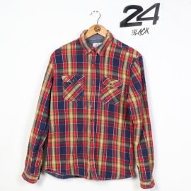 Vintage Flannel Shirt 24 Black Vintage at 24 Black