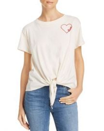 Vintage Havana Heart Tie-Front Tee - 100  Exclusive  Women - Bloomingdale s at Bloomingdales