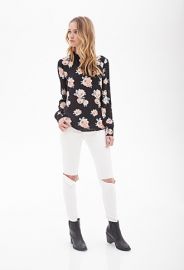 Vintage-Inspired Floral Blouse  Forever 21 - 2000060716 at Forever 21