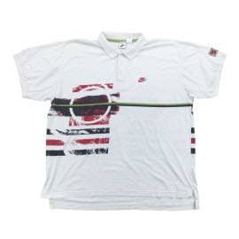 Vintage Nike Challenge Court 90s Agassi Polo Shirt XXL Size Men Top Male Pre-owned Polo Shirt - at Etsy