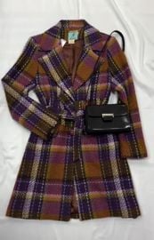 Vintage Plaid Coat at La GLAM Consignment