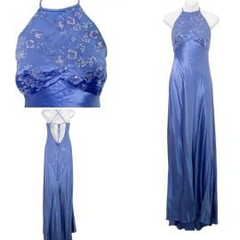 Vintage Satin Sequin Gown at Poshmark