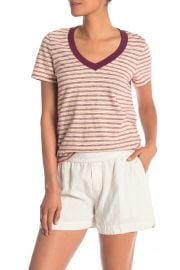 Vintage V-Neck Stripe Tee at Nordstrom Rack