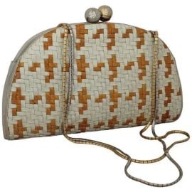 Vintage Woven Clutch by Judith Leiber at Ebay