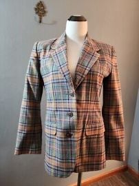 Vintage Y2K Gap Fall Plaid Blazer Jacket Womenaposs Size Small Unworn eBay at eBay