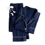 Vintage short sleeve pajama set in navy at J. Crew