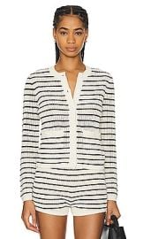 Viola Stripe Cardigan at Revolve