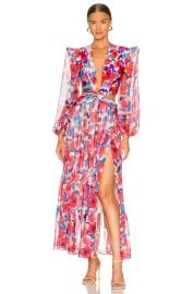 Violet Floral Cutout Dress by PatBo at Revolve