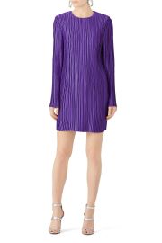 Violet Plisse Mini Dress by Tibi for 95 Rent the Runway at Rent the Runway